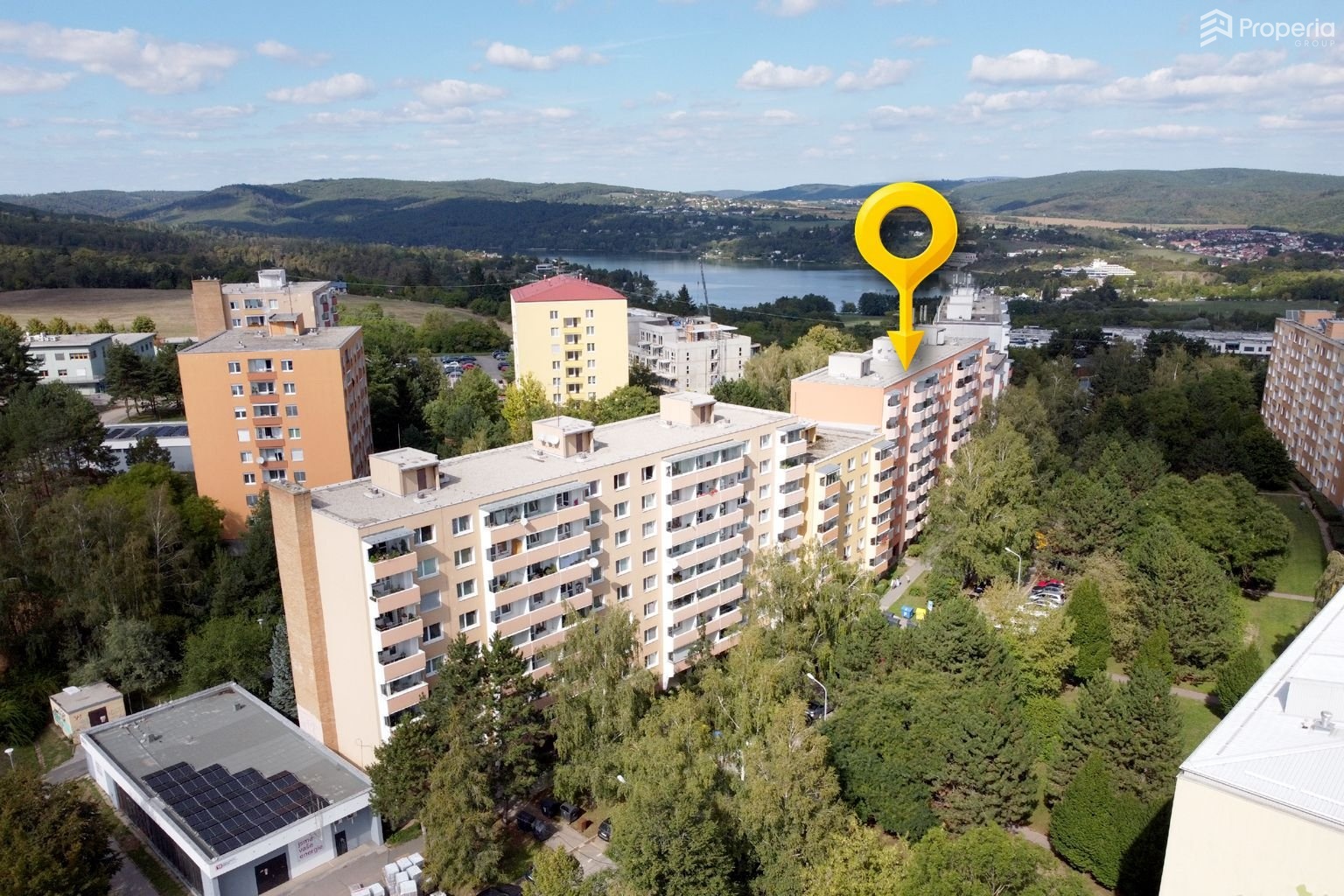 Prodej prostorného bytu v OV 1+1 s lodžií, ul. Ečerova, Brno - Bystrc, CP 45 m<sup>2</sup>